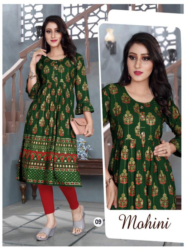 trendy Mohini Vol 6 Rayon Designer Kurti Collection